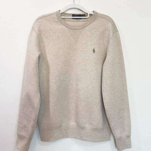 신형정품) 폴로 랄프로렌 오트밀 베이지 맨투맨