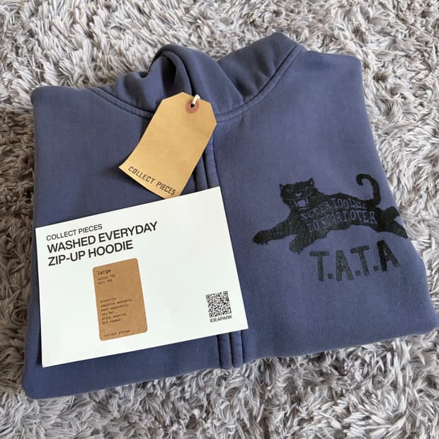 컬렉트피시스 TATA 후드집업(L사이즈)