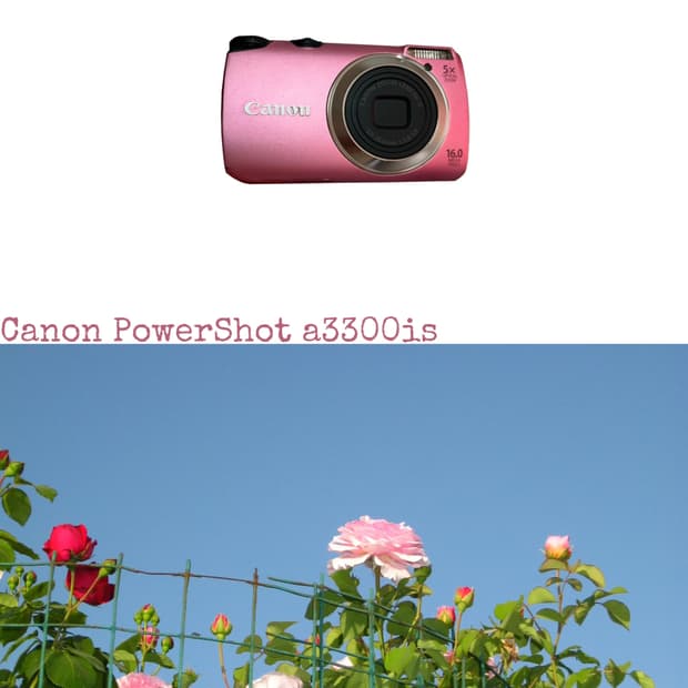Canon PowerShot a3300is