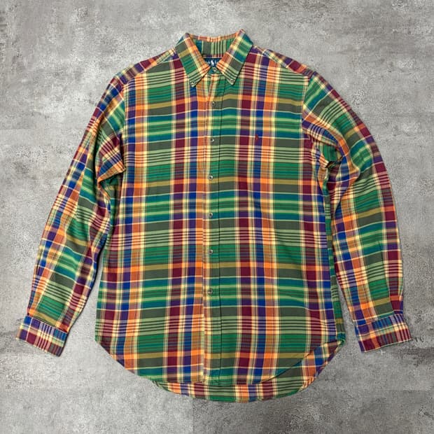 폴로 랄프로렌 헤비코튼 체크셔츠