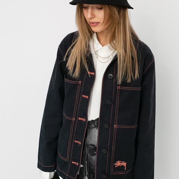 Stussy 스투시 솔리드 스티치 자켓