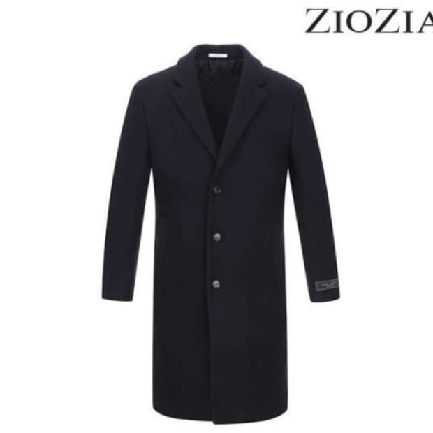 Ziozia 지오지아 세미오버핏 울 코트 