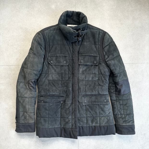 생로랑 2001 톰포드 스웨이드 유틸리티 자켓