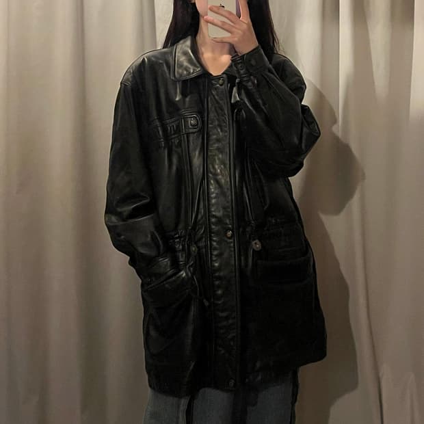 빈티지 양가죽 자켓