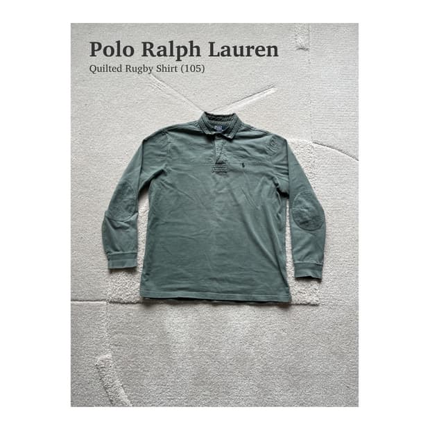 폴로 랄프로렌 퀼팅 럭비 셔츠 (103-105)