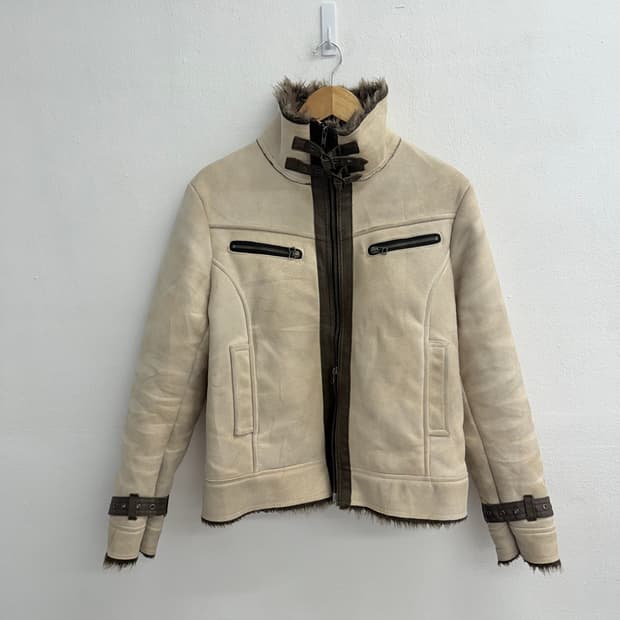 difference rupert jpn 일본 베이지 퍼 무스탕 4