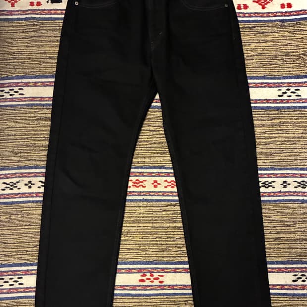 (33)Levis 리바이스 505 스트레이트 블랙진 데님 흑청