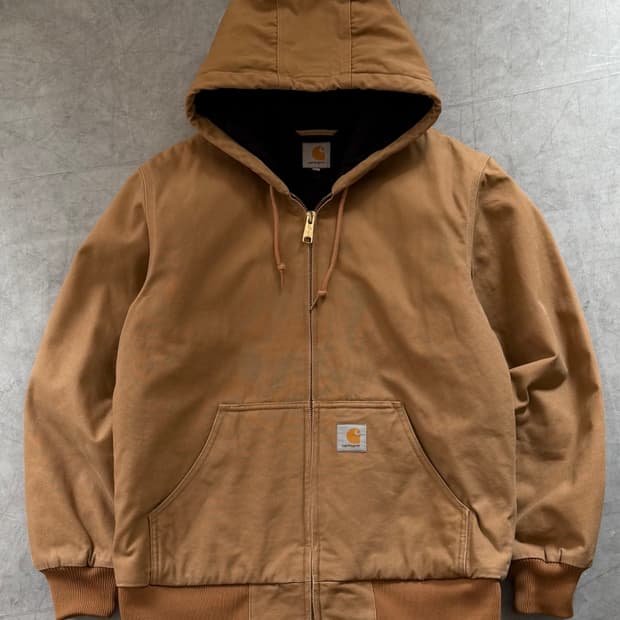 Carhartt 칼하트 덕 액티브 베이지 워크 자켓