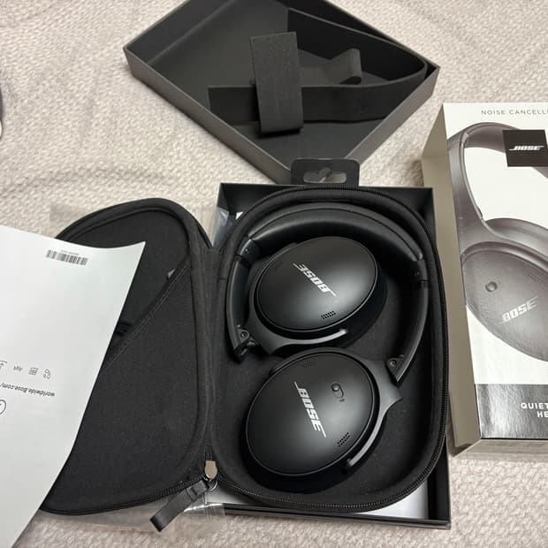 보스 QC45 노이즈캔슬링 무선 헤드폰