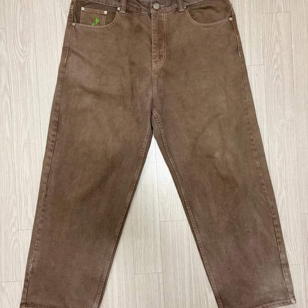 Always do what you should do 브라운 데님 팬츠