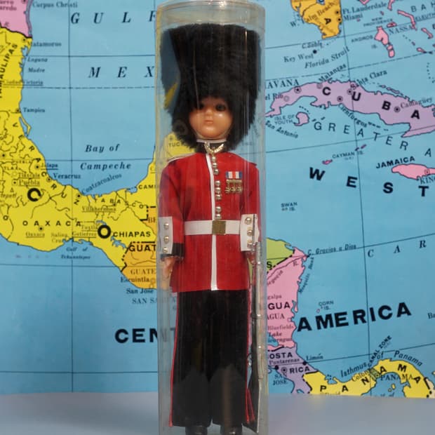 빈티지 소품 영국 Royal Guard 수베니어 인형