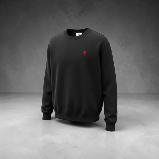 XL/ 아미 드 꾀흐 24FW 로고 맨투맨