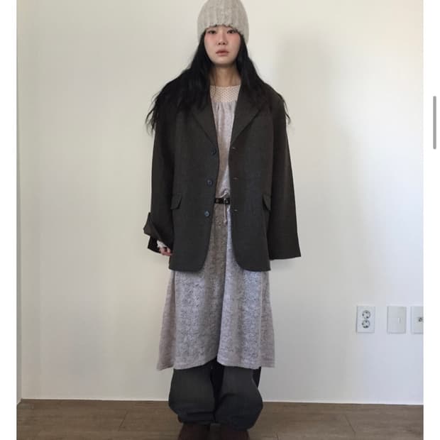 셰퍼드 체크 블레이저