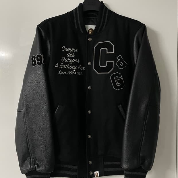 베이프 꼼데 바시티 자켓