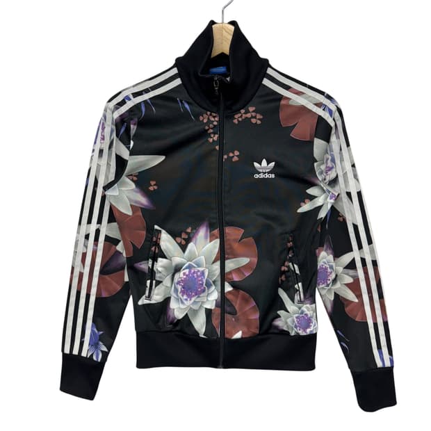 아디다스 꽃무늬 트랙탑 져지