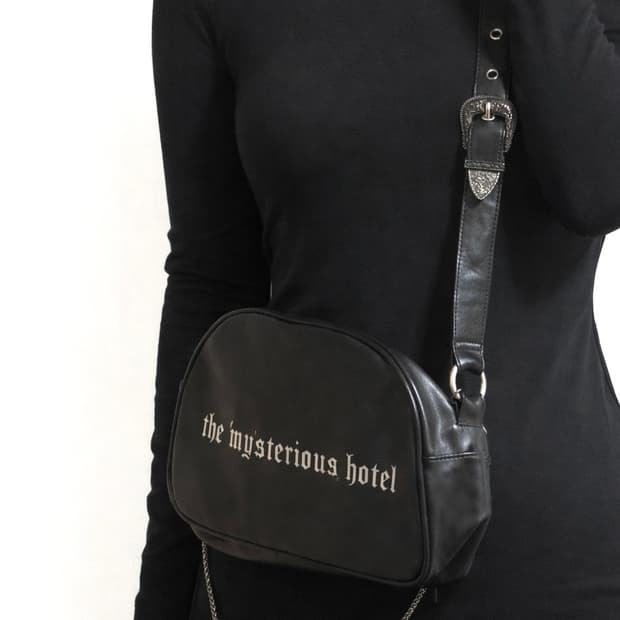 미스테리어스 호텔 펑크 하이틴 블랙 숄더백 크로스백