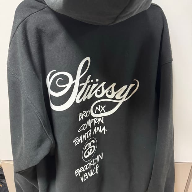 스투시 월드투어 후드티 XL
