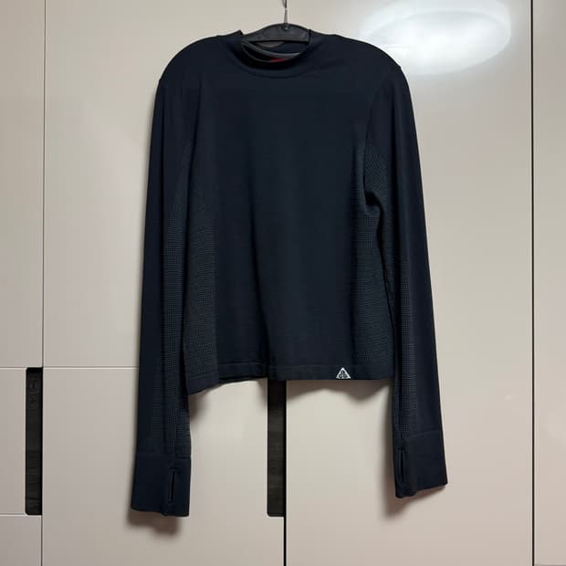 XL (W) 나이키 ACG 델타 리버 드라이핏 ADV 롱슬리브 블랙