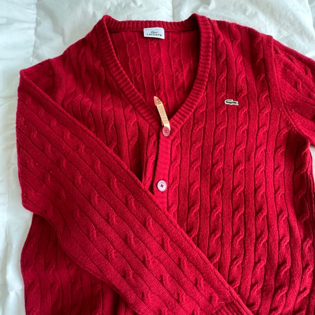 라코스테 니트 정품