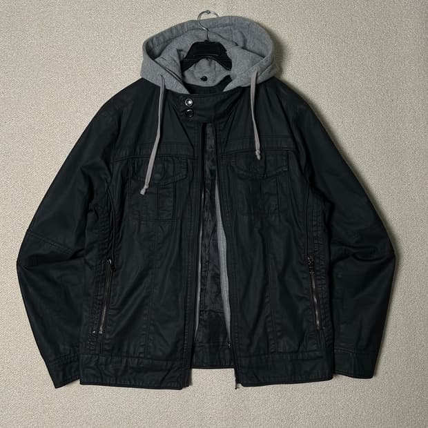 (M) 에드윈 y2k 데님 트러커 자켓 