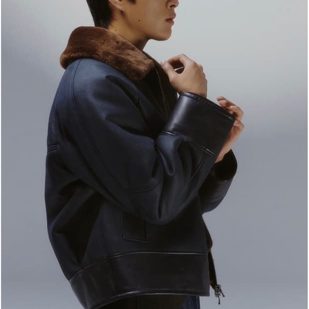 타임옴므 22fw 무스탕 100사이즈