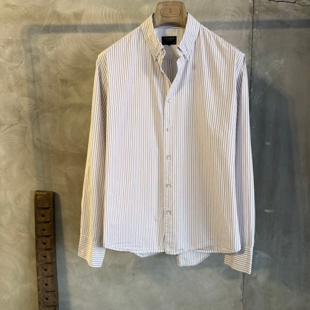 랙앤본 버튼다운 셔츠 100