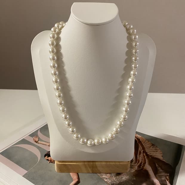 모조진주 목걸이