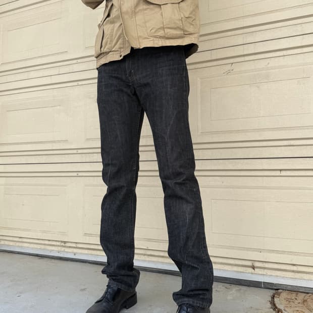 Black faded Levi’s 505(30x34)