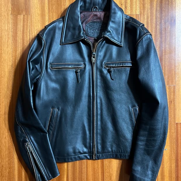 Wind armor 빈티지 가죽 자켓