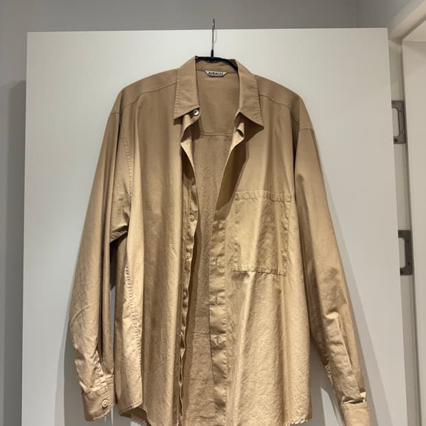 auralee big shirts 오라리 빅 셔츠 3사이즈