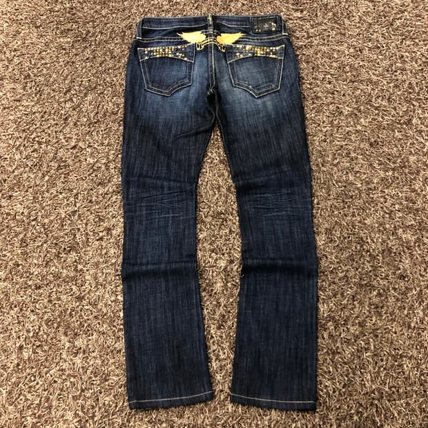 로빈스진 워싱 데님 팬츠