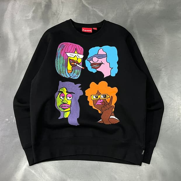  17fw 슈프림 곤즈 헤드 스웻셔츠 y14883