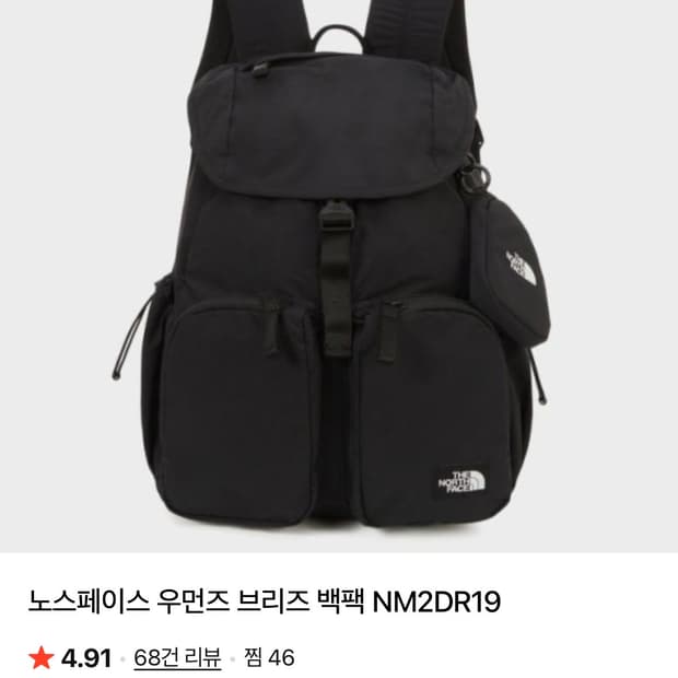 노스페이스 우먼즈 브리즈 백팩 