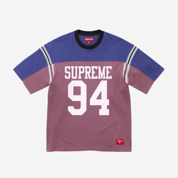 슈프림 풋볼 탑 퍼플25SS