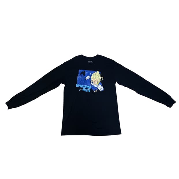 빈티지 드래곤볼 슈퍼 DRAGONBALL 베지터 롱슬리브 티셔츠 M