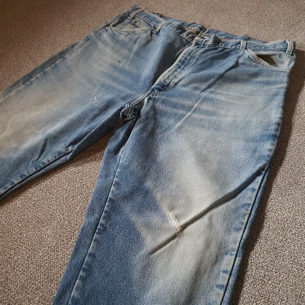 빅사이즈 디키즈  헤비 캔버스 빈티지 데님  팬츠 No.52