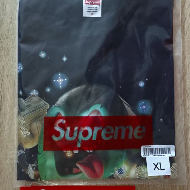 [XL]슈프림 세일럼 숏슬리브 탑 블랙 26SS