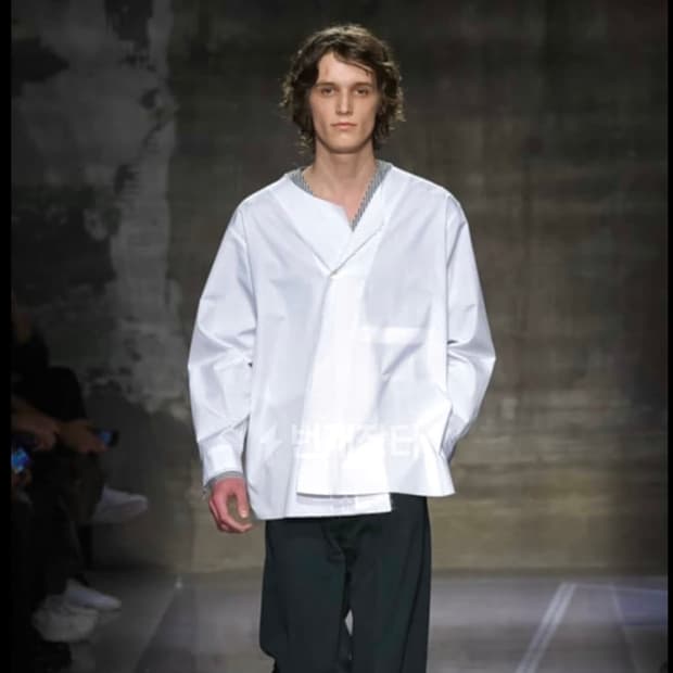 Marni 16aw 컷오프 기모노 셔츠