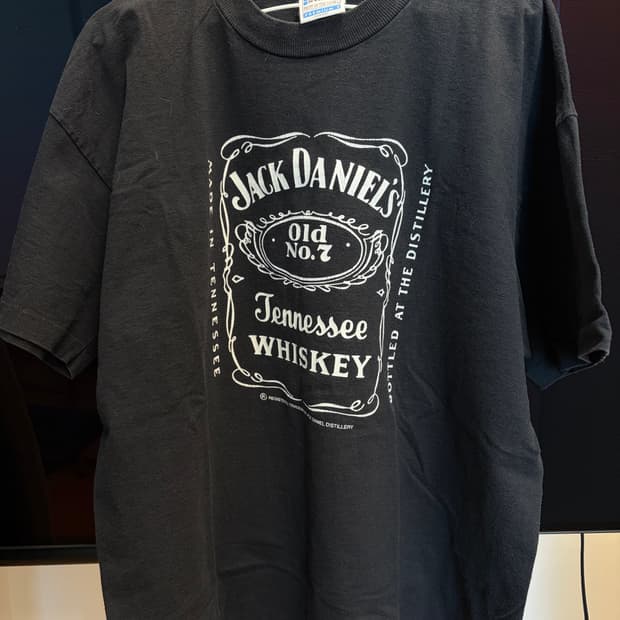 잭 다니엘 90s 빈티지 프로모 티셔츠
