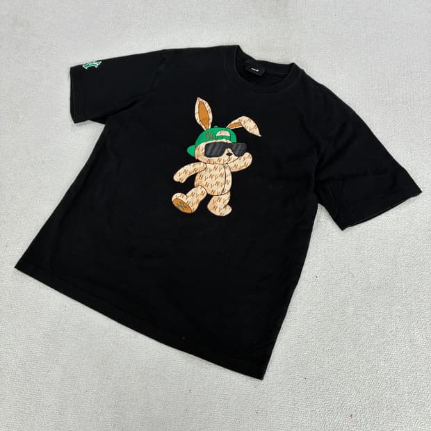 MLB 토끼 반팔티 블랙 