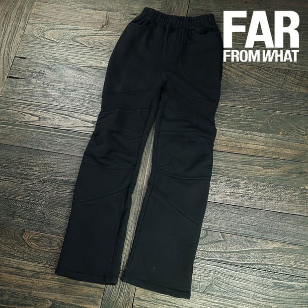 [파아카이브 파프롬왓] 바이커 스웻 팬츠 블랙 M19741