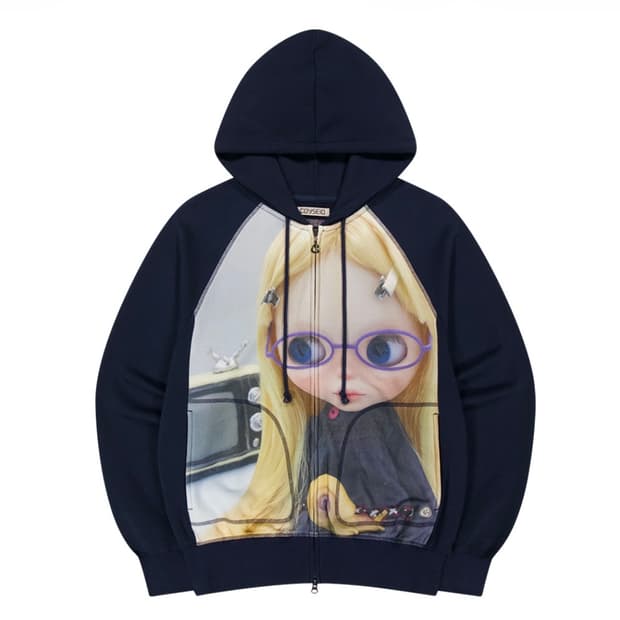 코이세이오 coyseio 브라이스 후드집업 네이비 새상품