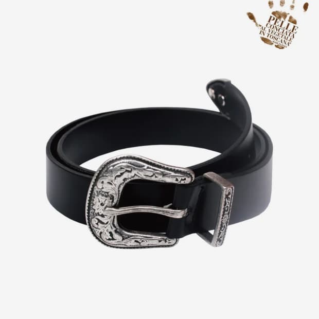 디더블유에스이 DWS WESTERN LEATHER BELT