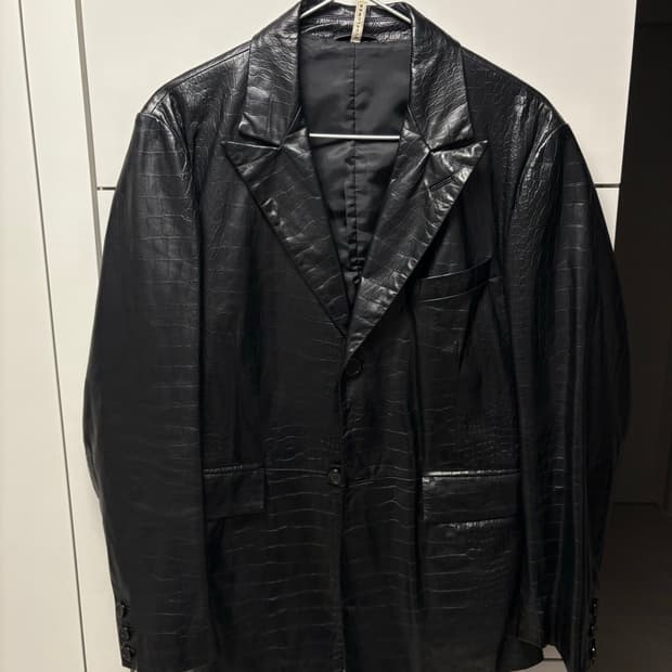 SUNFLOWER 선플라워 레더 블레이져 가죽 자켓 48(100)