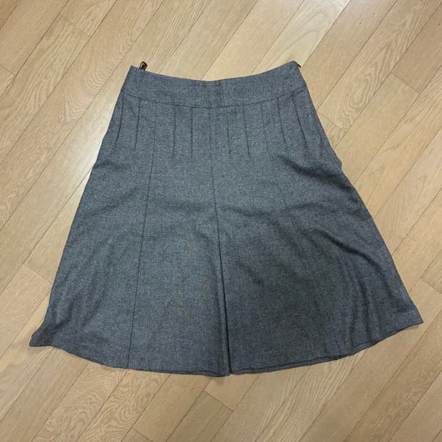 Comme ca du mode gray midi skirt