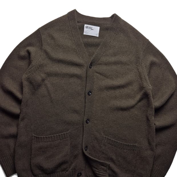 [2L] MHL 마가렛호웰 울 버튼 가디건