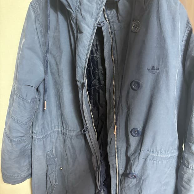 차일드 매거진 아디다스 코트 패딩