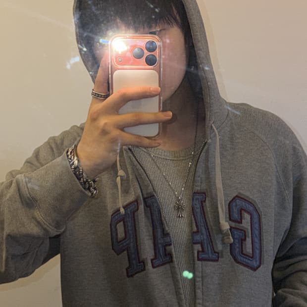 갭 빈티지 대장급 후드집업