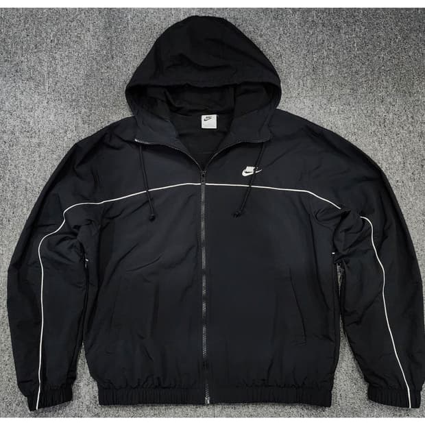 나이키 클럽 애슬래트 후드 바람막이 윈드브레이커 M