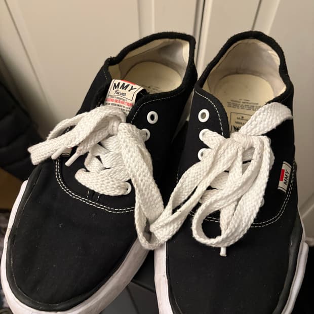 메종 미하라 야스히로 베이커 OG 솔 캔버스 로우